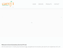 Tablet Screenshot of carrotconsultancy.com
